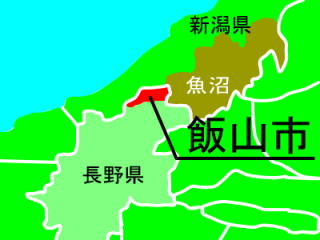 飯山市の位置